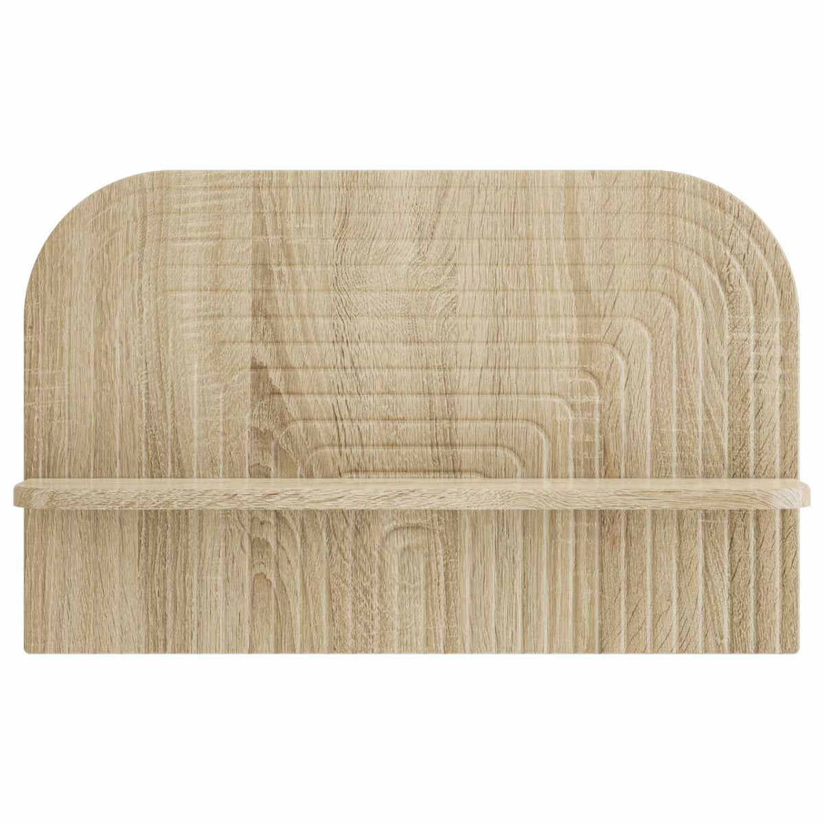 vidaXL Wall Shelf 2 pcs Sonoma Oak 60 x 13.5 x 37.5 cm Engineered Wood