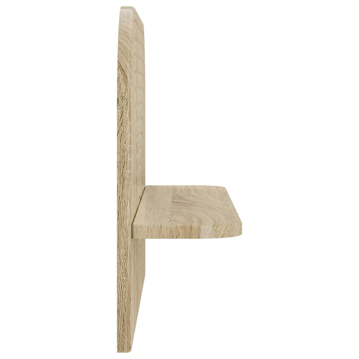 vidaXL Wall Shelf 2 pcs Sonoma Oak 60 x 13.5 x 37.5 cm Engineered Wood