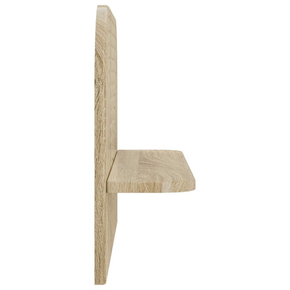 vidaXL Wall Shelf 2 pcs Sonoma Oak 60 x 13.5 x 37.5 cm Engineered Wood