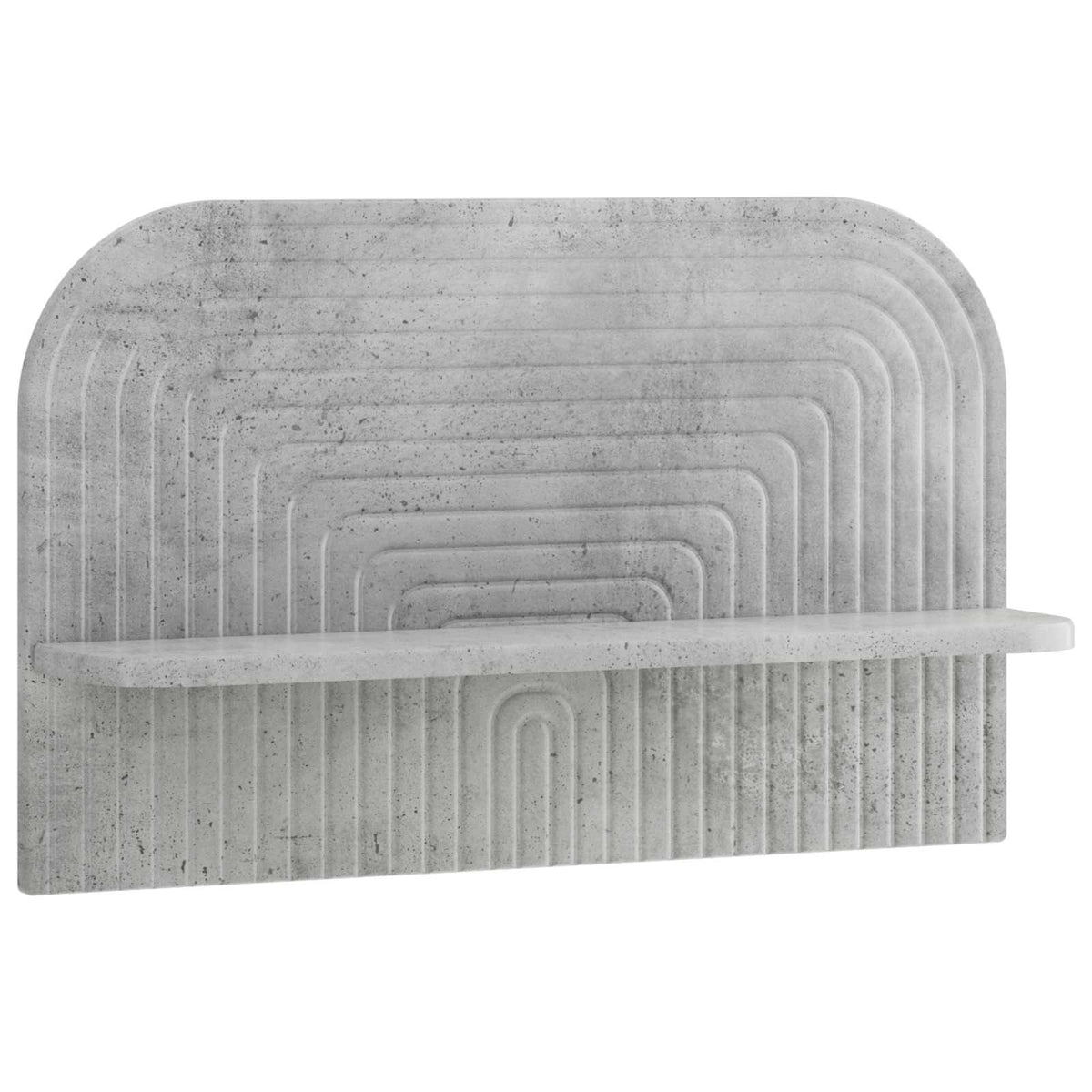 vidaXL Wall Shelf 2 pcs Concrete Grey 60 x 13.5 x 37.5 cm