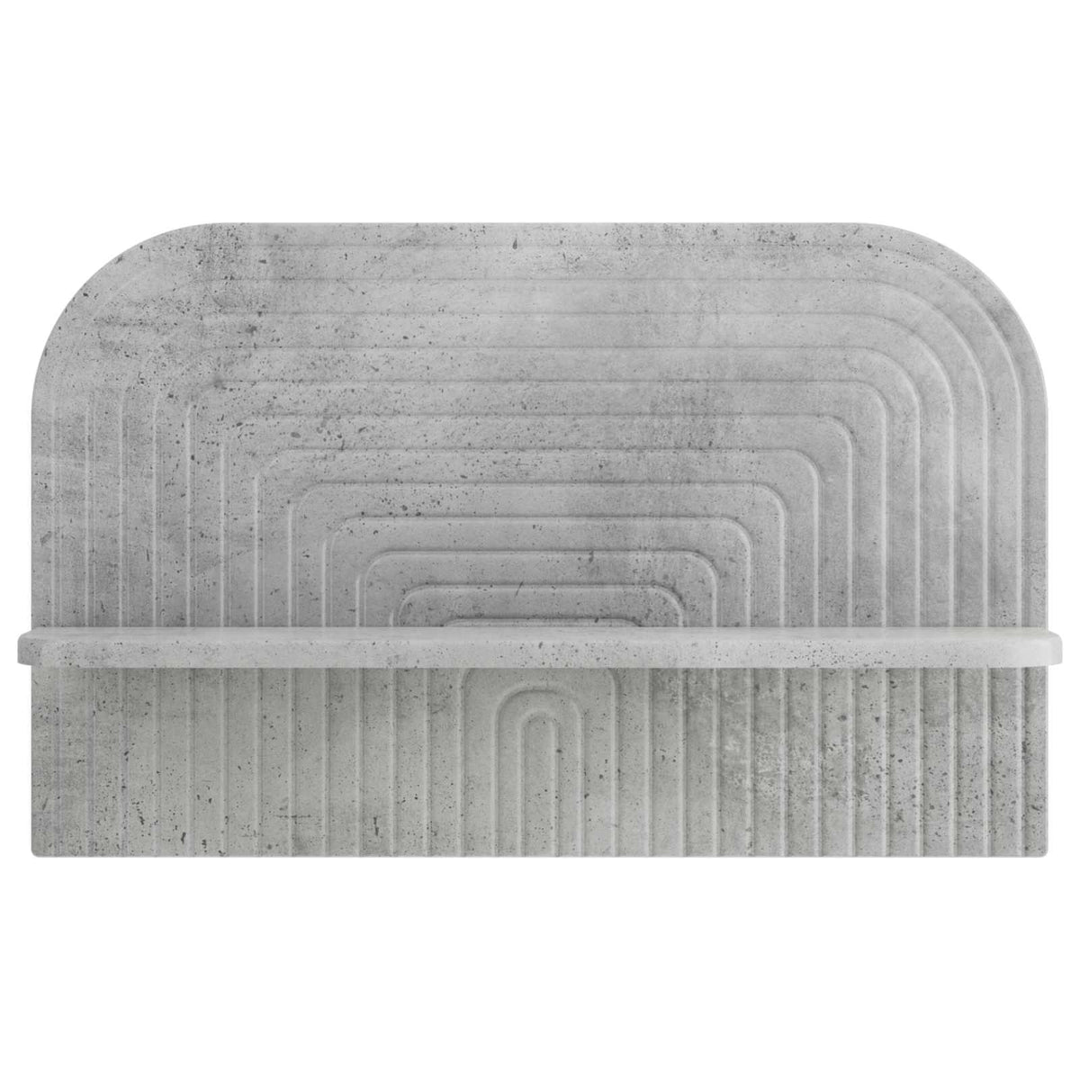 vidaXL Wall Shelf 2 pcs Concrete Grey 60 x 13.5 x 37.5 cm