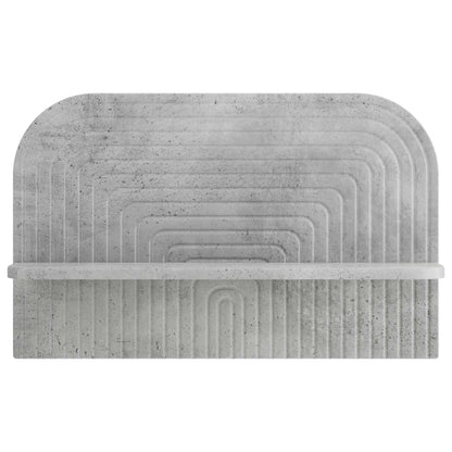 vidaXL Wall Shelf 2 pcs Concrete Grey 60 x 13.5 x 37.5 cm