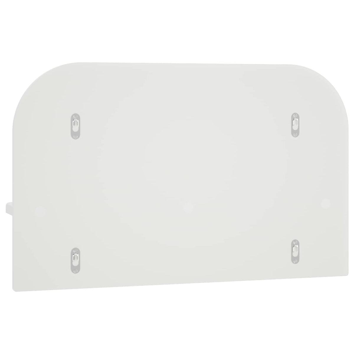 vidaXL Wall Shelf 2 pcs High Gloss White 60 x 13.5 x 37.5 cm