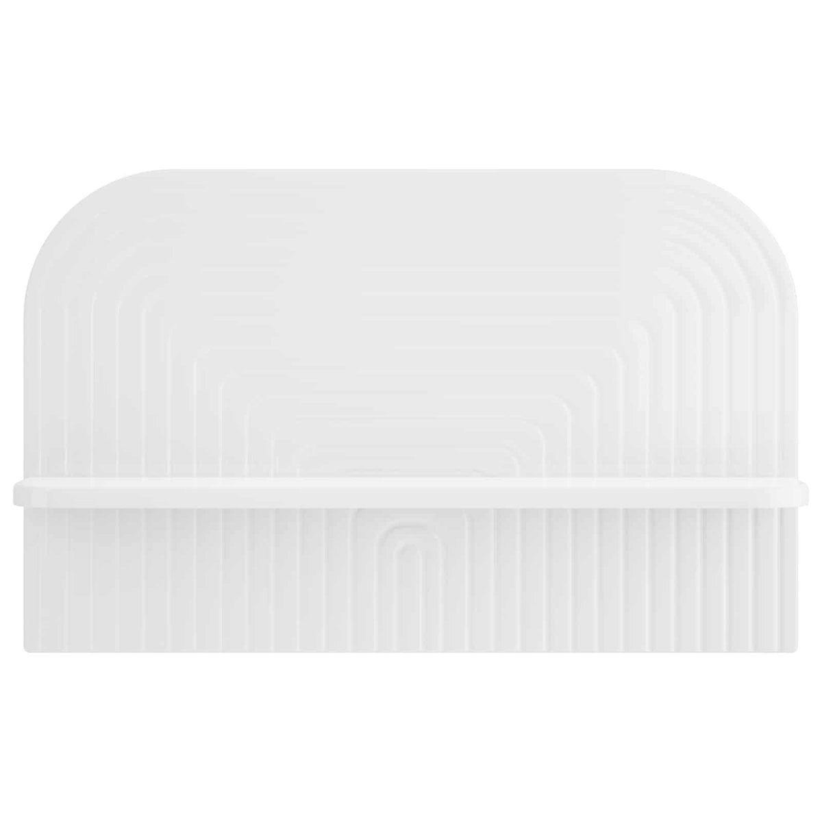 vidaXL Wall Shelf 2 pcs High Gloss White 60 x 13.5 x 37.5 cm