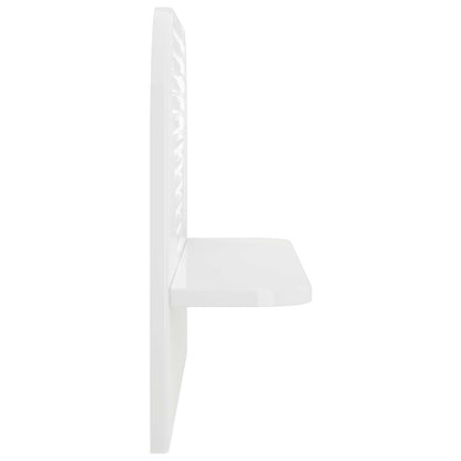 vidaXL Wall Shelf 2 pcs High Gloss White 60 x 13.5 x 37.5 cm