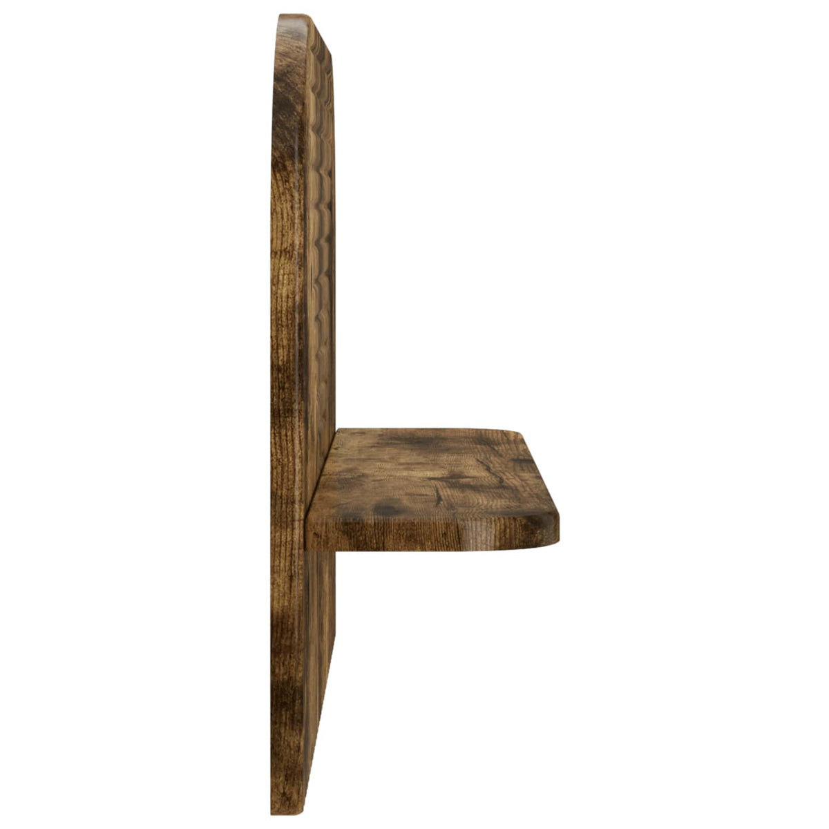 vidaXL Wall Shelf 2 pcs Smoked Oak 60 x 13.5 x 37.5 cm Engineered Wood
