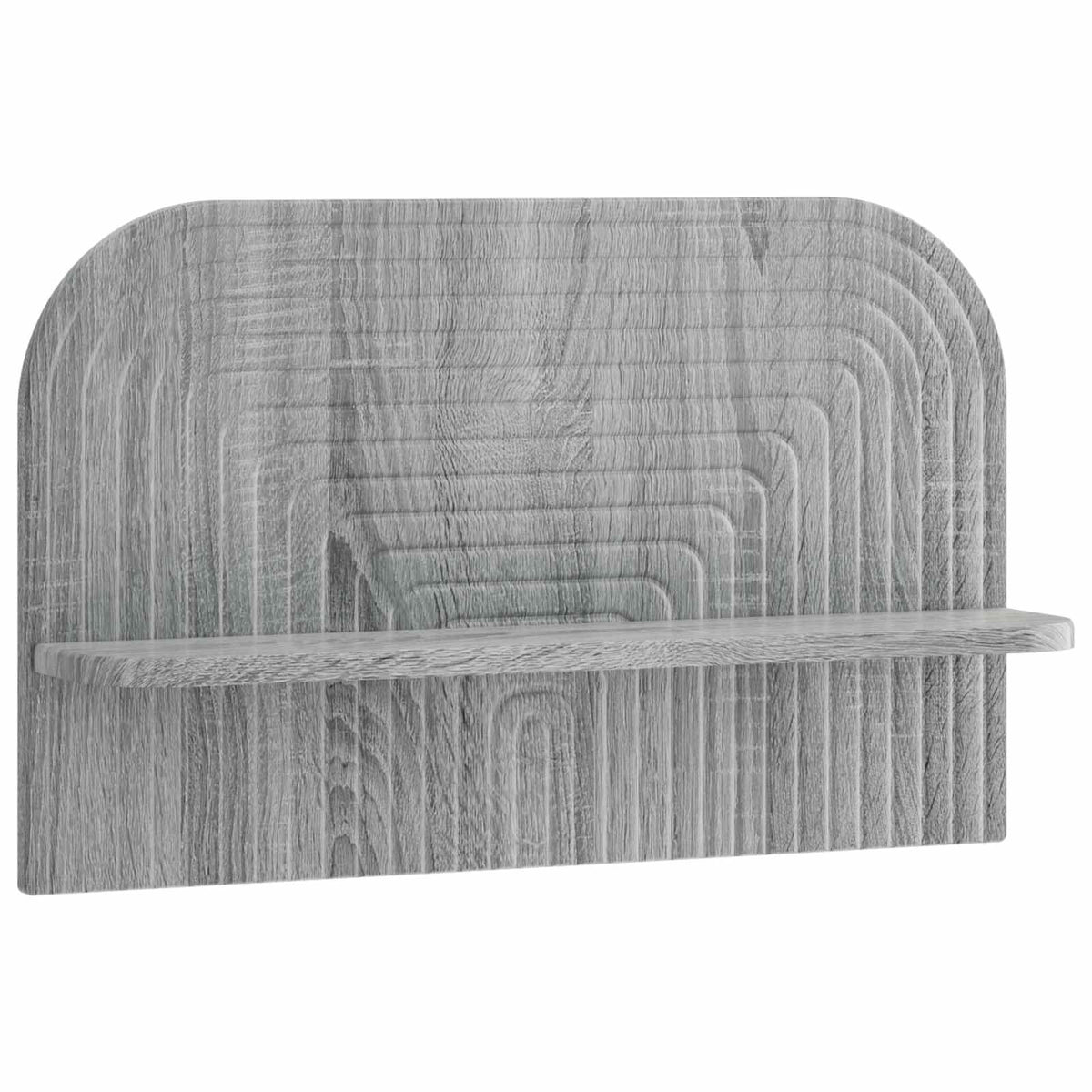 vidaXL Wall Shelf 2 pcs Grey Sonoma 60 x 13.5 x 37.5 cm