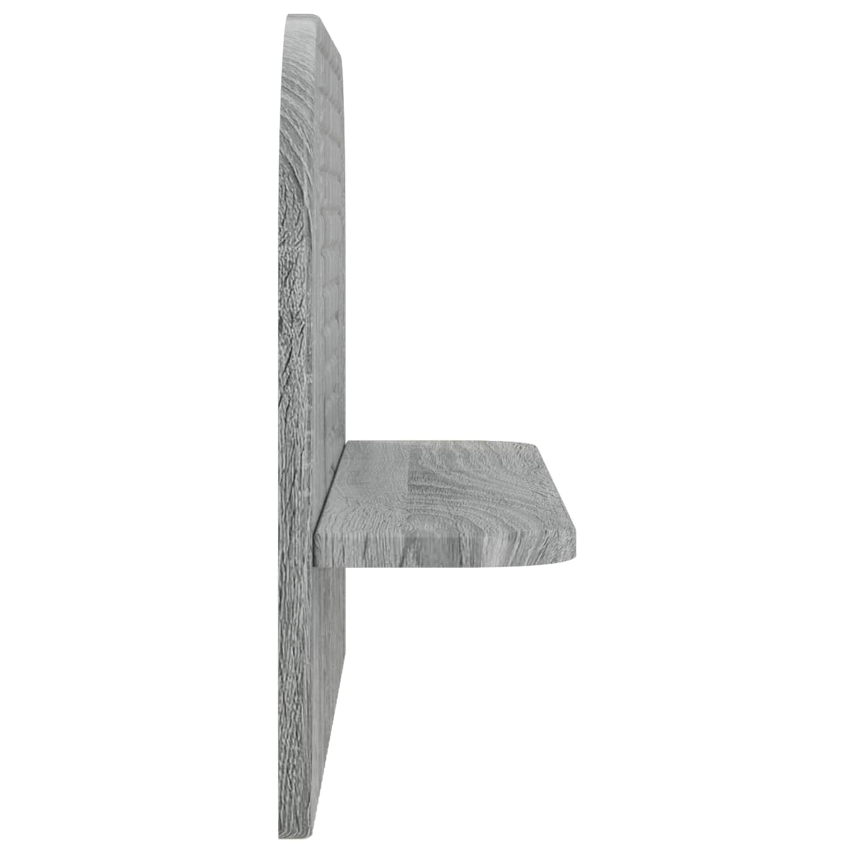 vidaXL Wall Shelf 2 pcs Grey Sonoma 60 x 13.5 x 37.5 cm