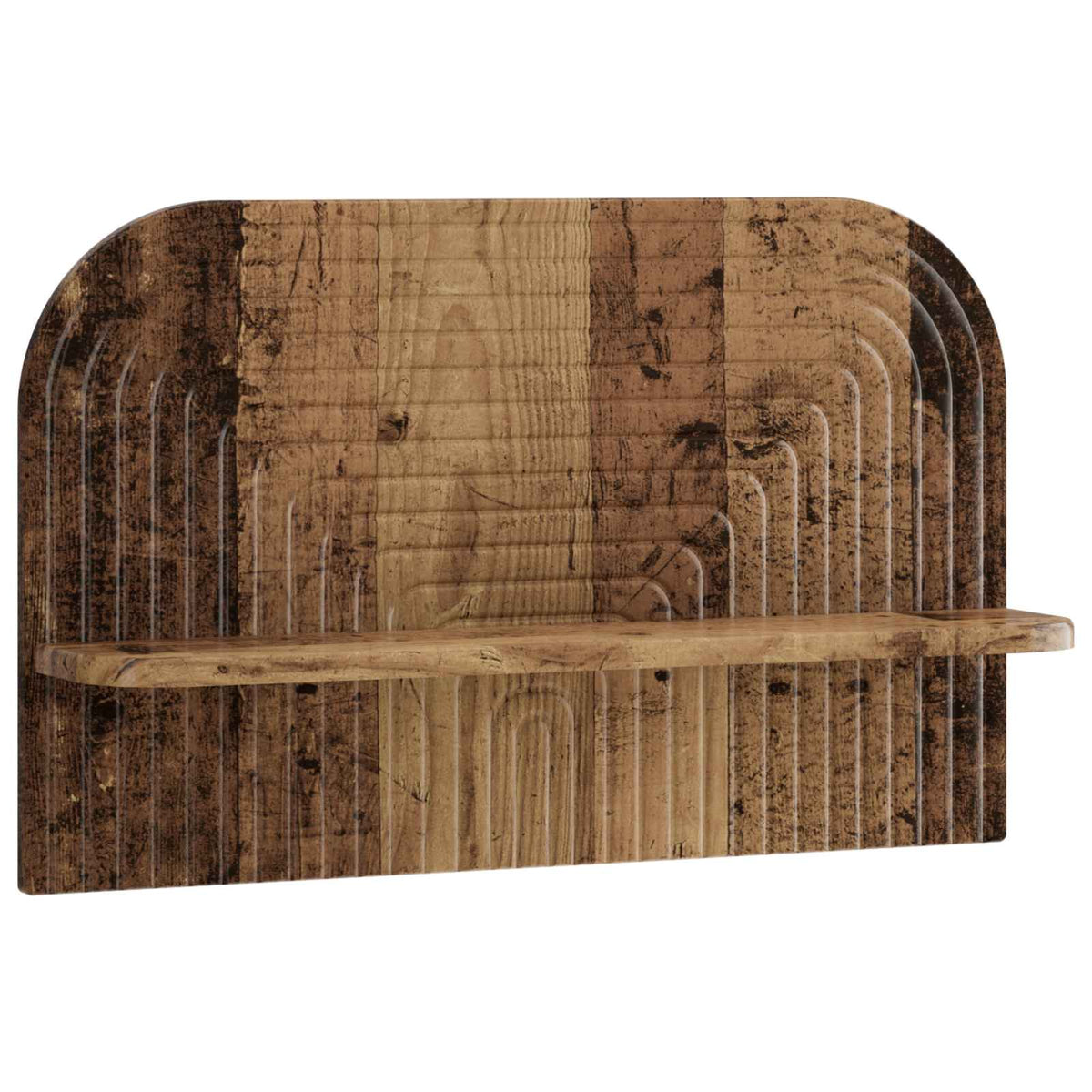 vidaXL Wall Shelf 2 pcs Old Wood 60 x 13.5 x 37.5 cm Engineered Wood