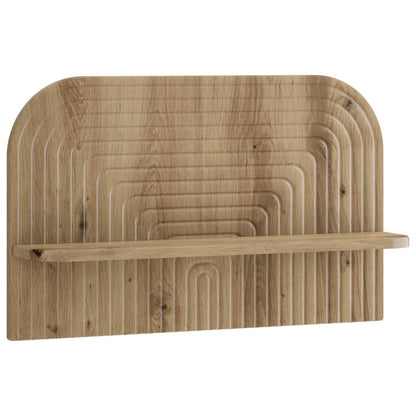 vidaXL Wall Shelf 2 pcs Artisan Oak 60 x 13.5 x 37.5 cm