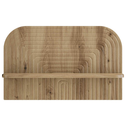 vidaXL Wall Shelf 2 pcs Artisan Oak 60 x 13.5 x 37.5 cm