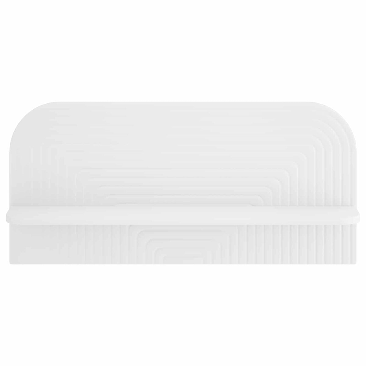 vidaXL Wall Shelf 2 pcs White 80.5 x 13.5 x 37.5 cm Engineered Wood