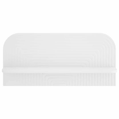 vidaXL Wall Shelf 2 pcs White 80.5 x 13.5 x 37.5 cm Engineered Wood