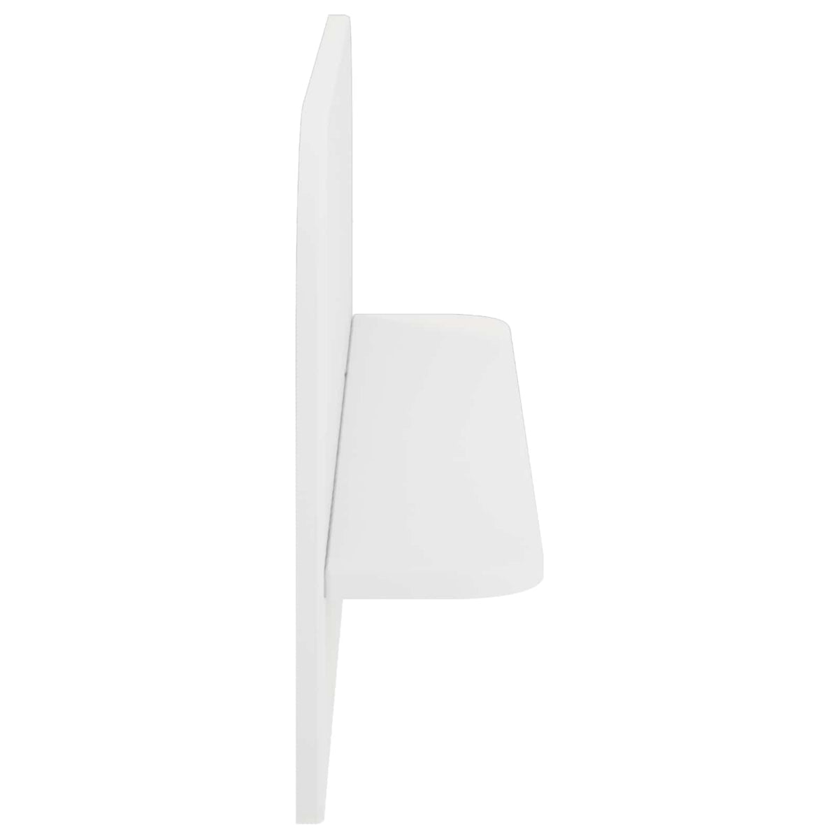 vidaXL Wall Shelf 2 pcs White 80.5 x 13.5 x 37.5 cm Engineered Wood
