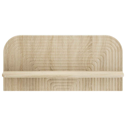 vidaXL Wall Shelf 2 pcs Sonoma Oak 80.5 x 13.5 x 37.5 cm