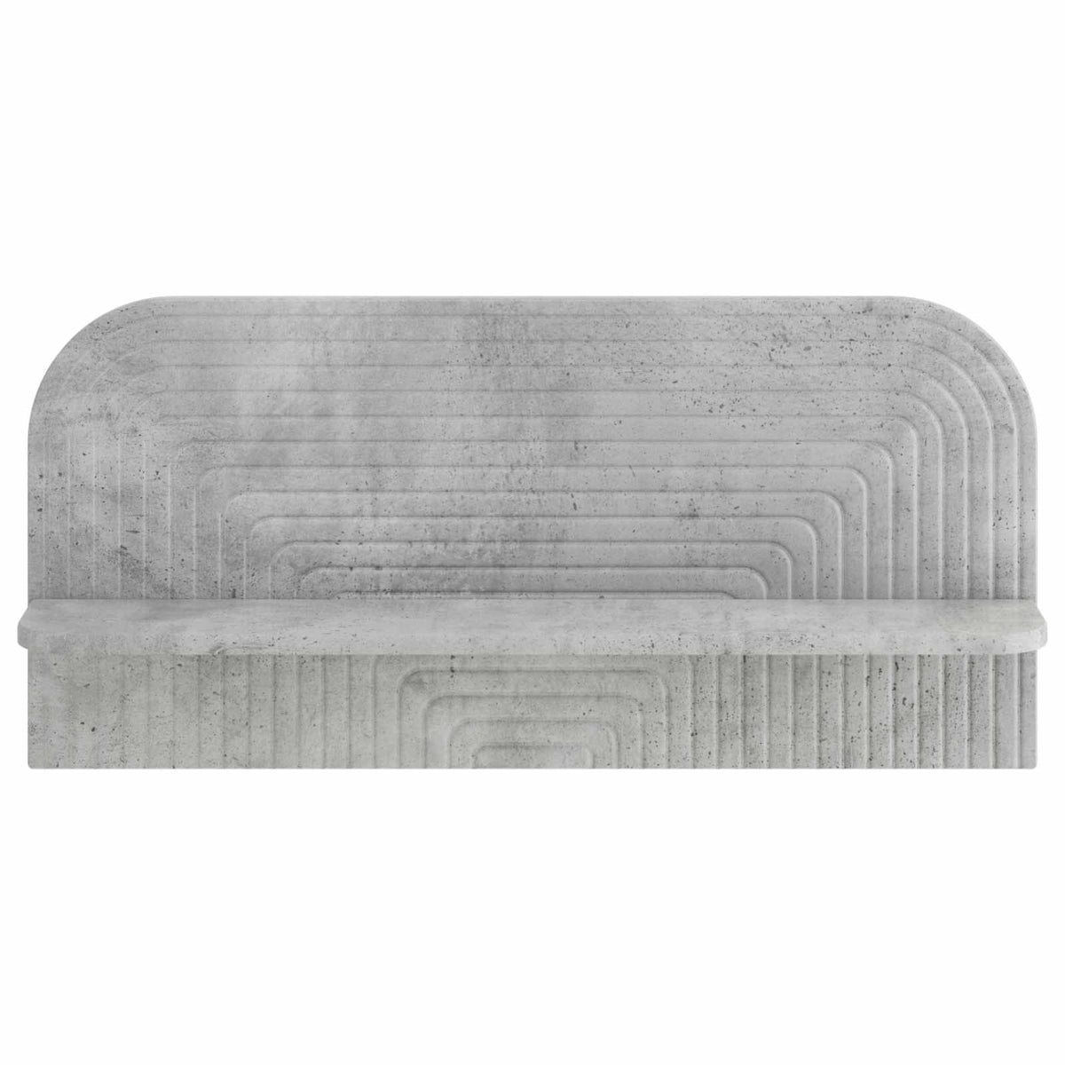 vidaXL Wall Shelf 2 pcs Concrete Grey 80.5 x 13.5 x 37.5 cm