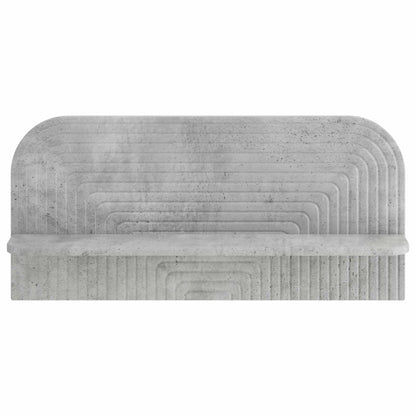 vidaXL Wall Shelf 2 pcs Concrete Grey 80.5 x 13.5 x 37.5 cm