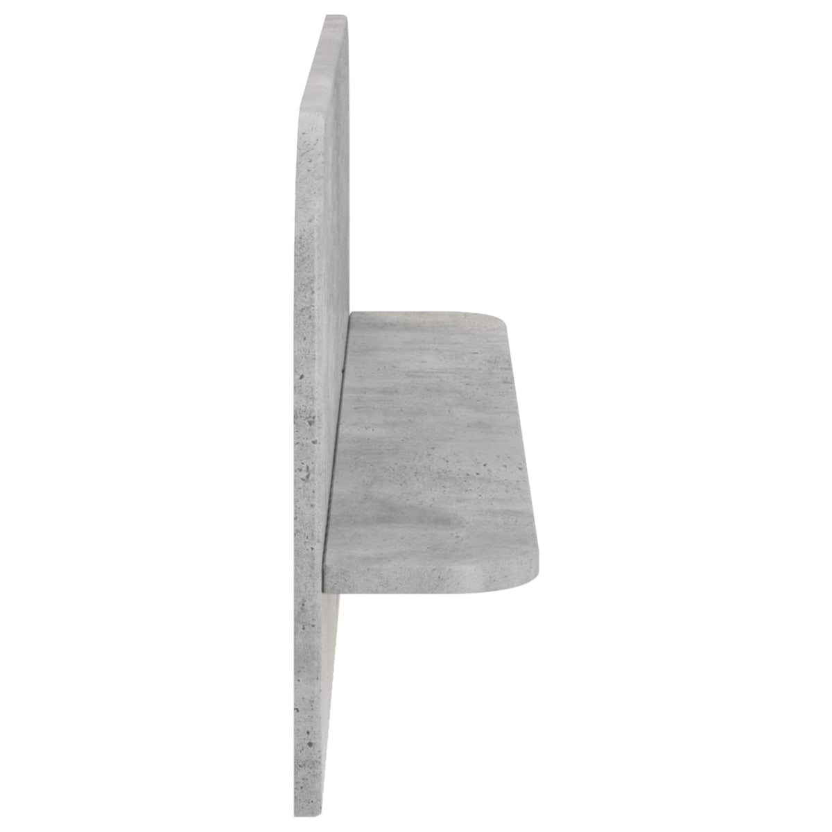 vidaXL Wall Shelf 2 pcs Concrete Grey 80.5 x 13.5 x 37.5 cm