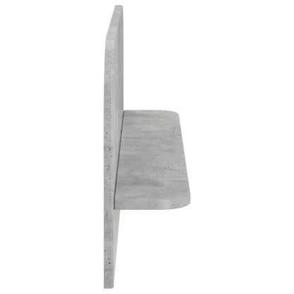 vidaXL Wall Shelf 2 pcs Concrete Grey 80.5 x 13.5 x 37.5 cm