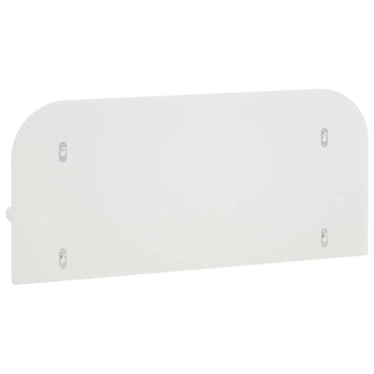 vidaXL Wall Shelf 2 pcs High Gloss White 80.5 x 13.5 x 37.5 cm