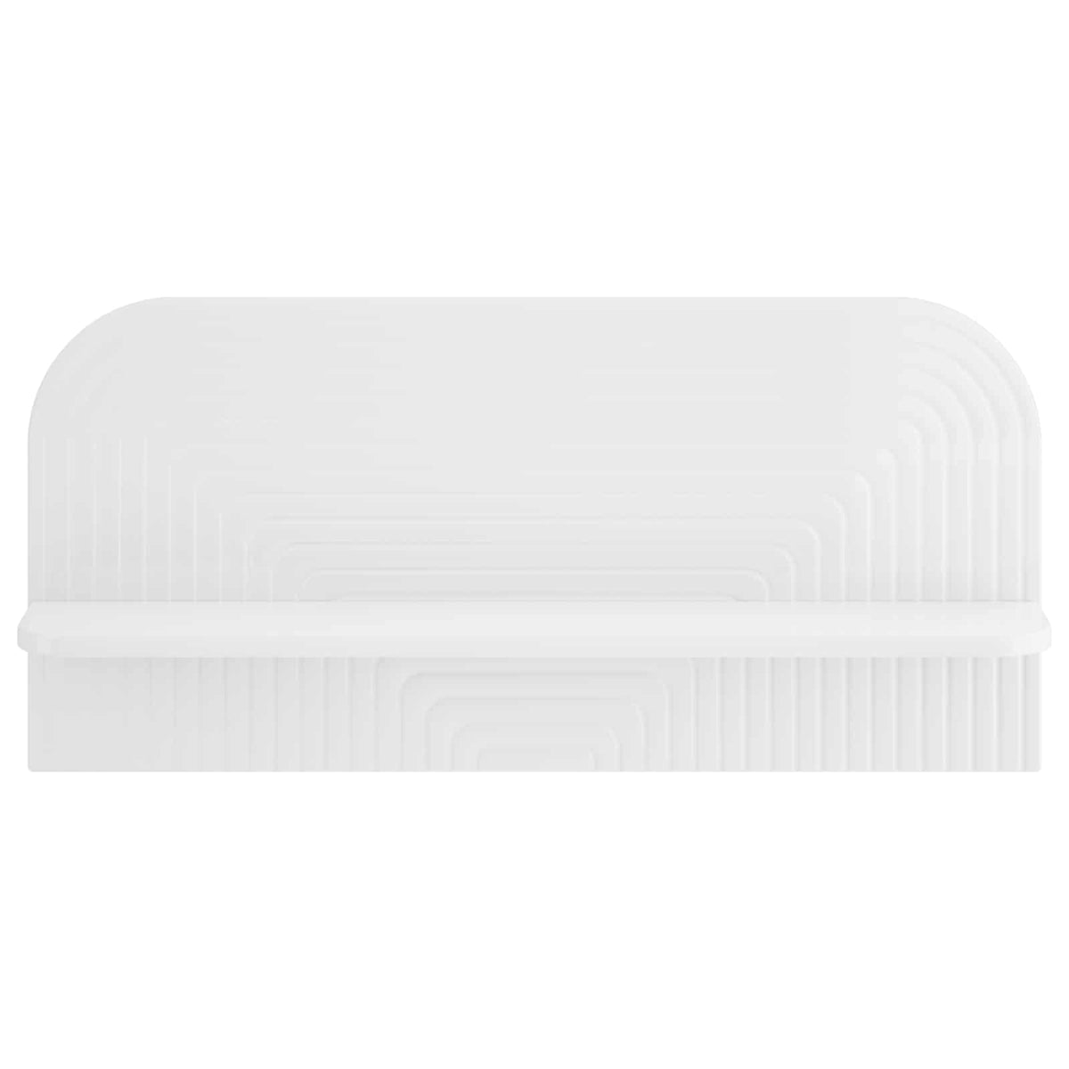 vidaXL Wall Shelf 2 pcs High Gloss White 80.5 x 13.5 x 37.5 cm