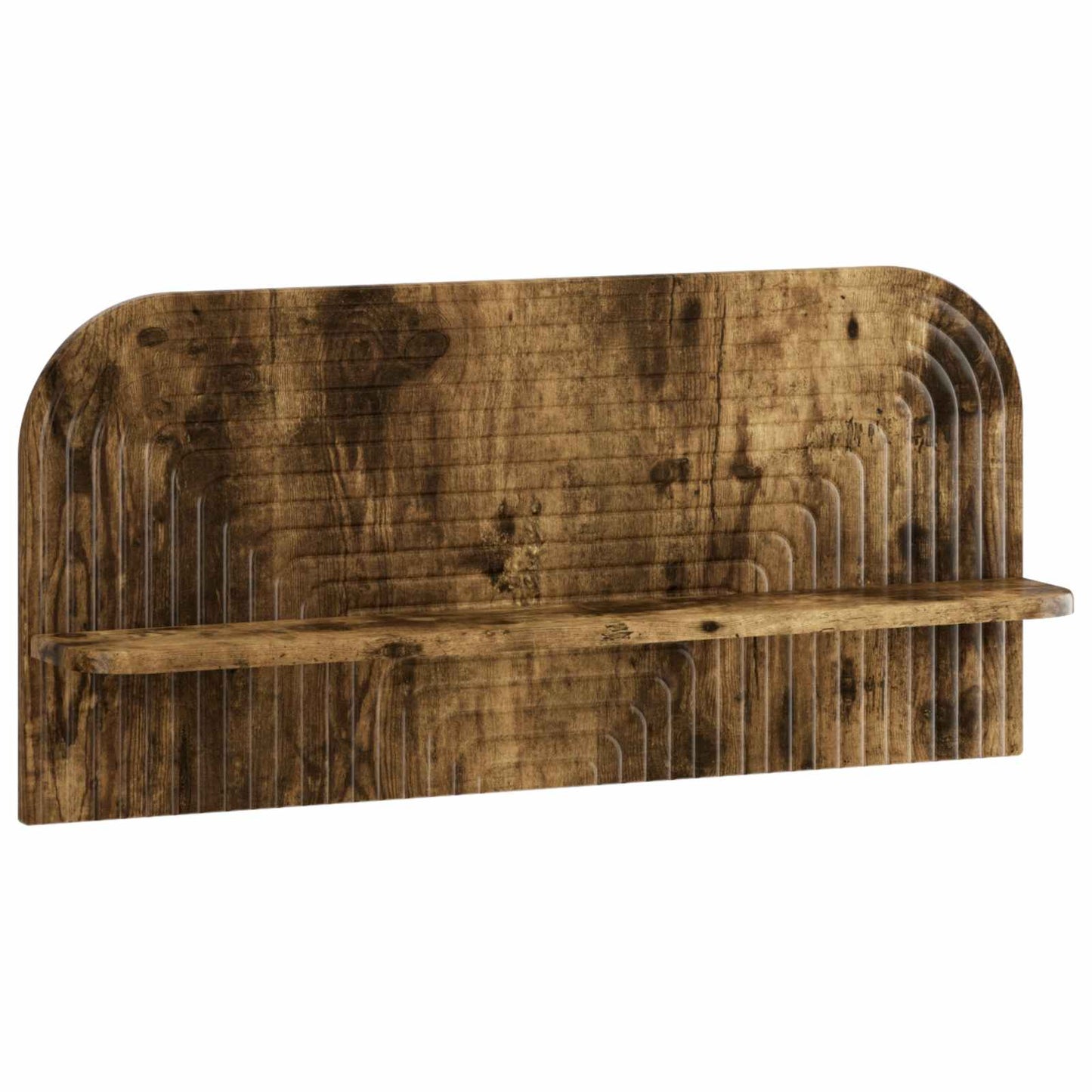 vidaXL Wall Shelf 2 pcs Smoked Oak 80.5 x 13.5 x 37.5 cm