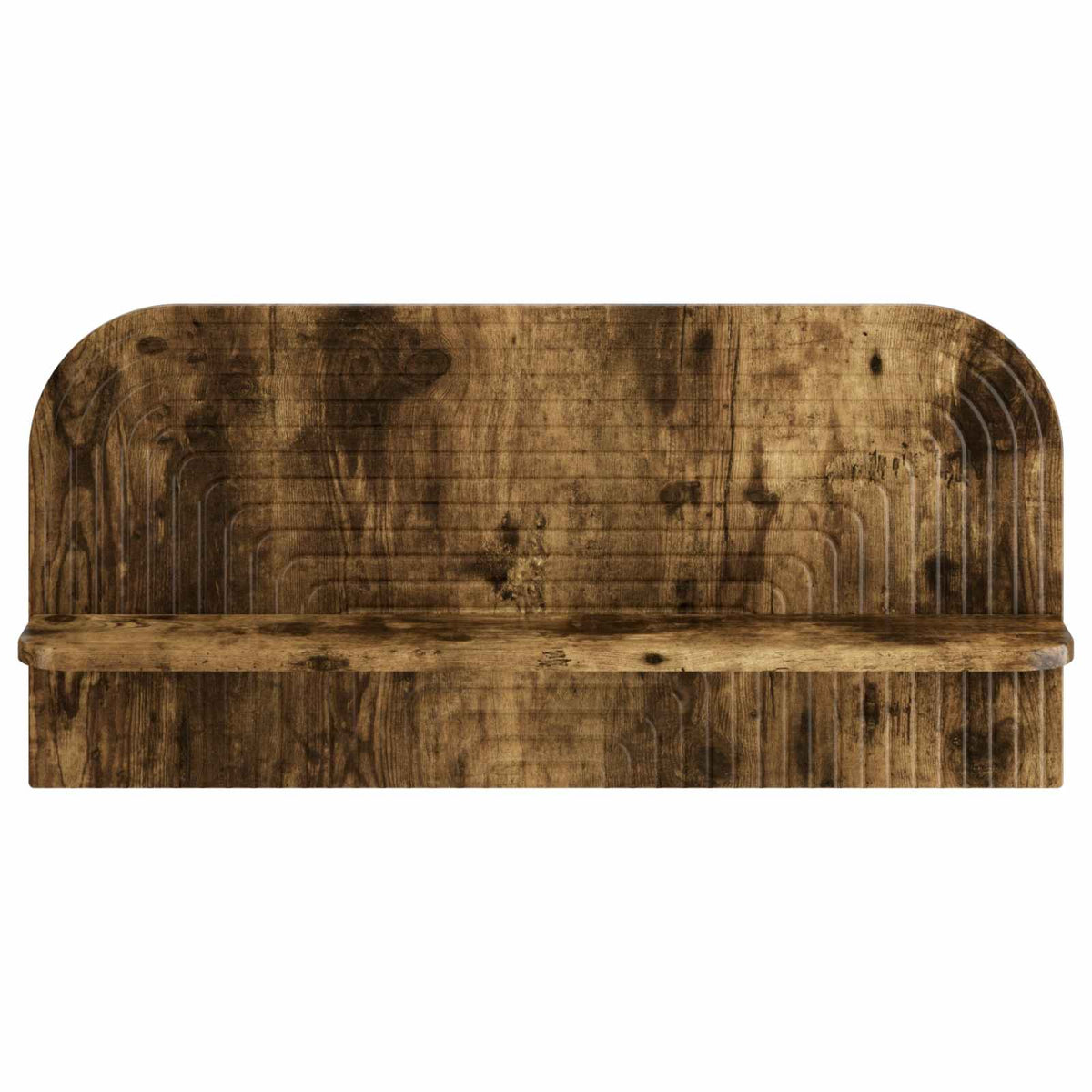 vidaXL Wall Shelf 2 pcs Smoked Oak 80.5 x 13.5 x 37.5 cm