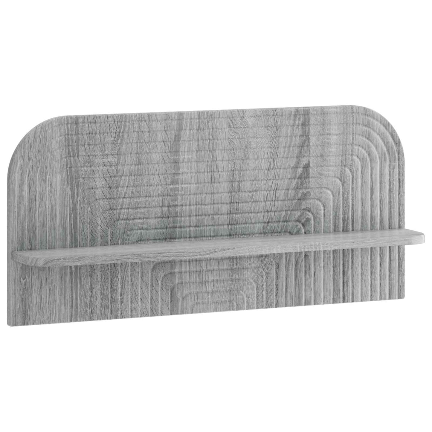 vidaXL Wall Shelf 2 pcs Grey Sonoma 80.5 x 13.5 x 37.5 cm