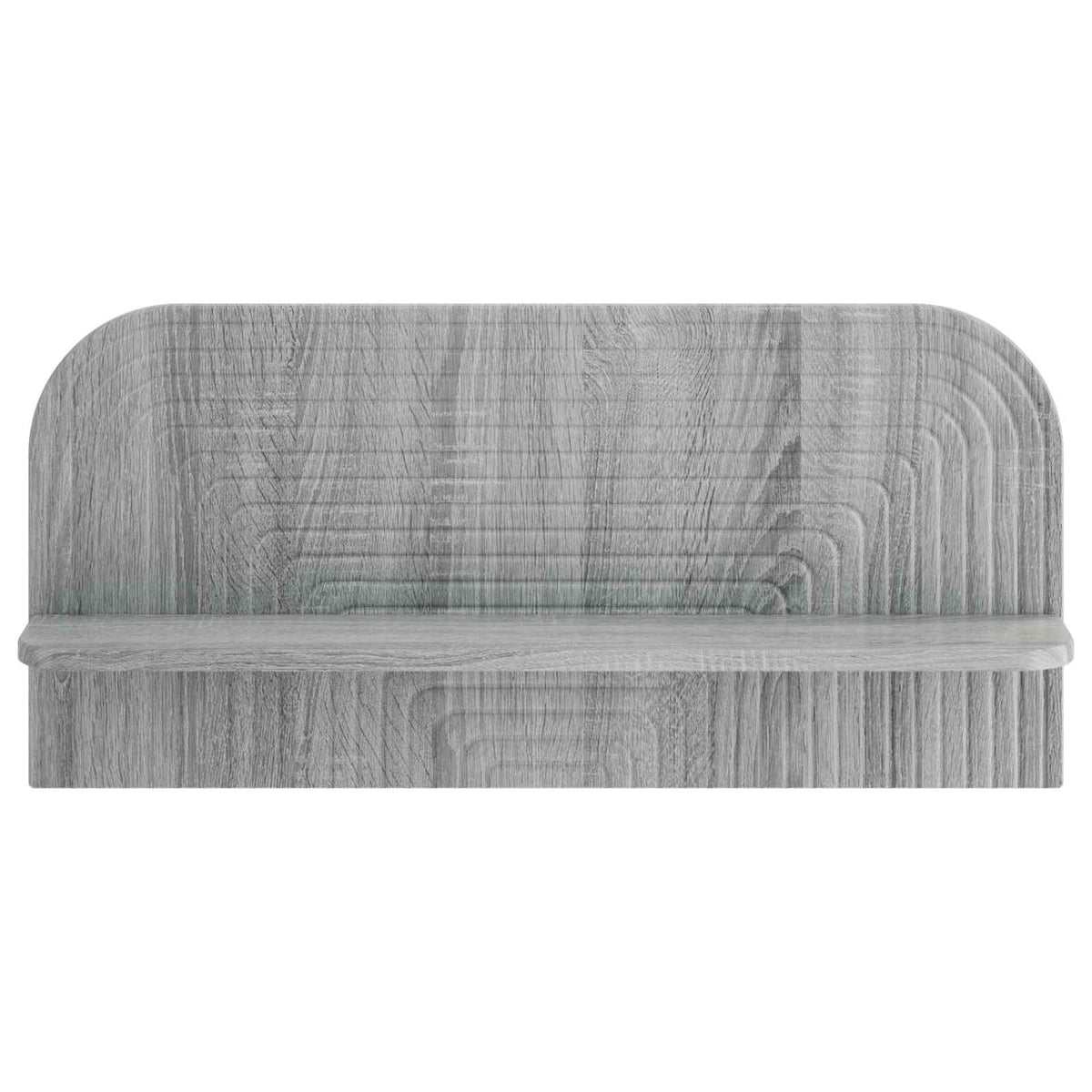 vidaXL Wall Shelf 2 pcs Grey Sonoma 80.5 x 13.5 x 37.5 cm