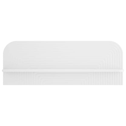 vidaXL Wall Shelf 2 pcs White 102 x 13.5 x 37.5 cm Engineered Wood