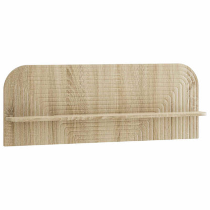 vidaXL Wall Shelf 2 pcs Sonoma Oak 102 x 13.5 x 37.5 cm
