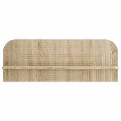 vidaXL Wall Shelf 2 pcs Sonoma Oak 102 x 13.5 x 37.5 cm