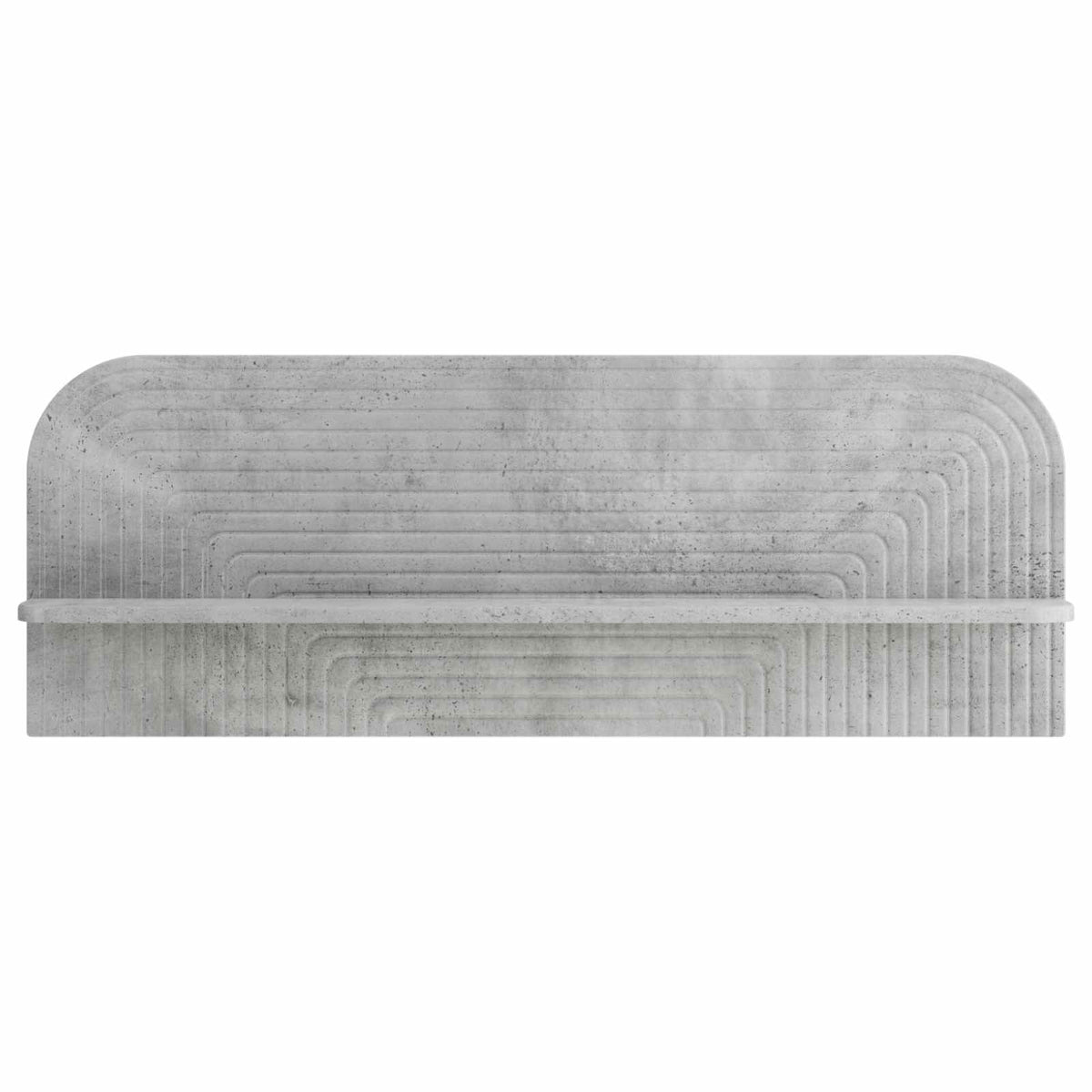 vidaXL Wall Shelf 2 pcs Concrete Grey 102 x 13.5 x 37.5 cm
