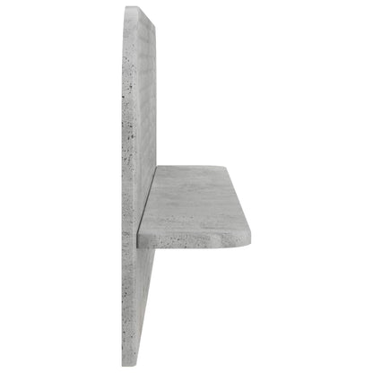 vidaXL Wall Shelf 2 pcs Concrete Grey 102 x 13.5 x 37.5 cm