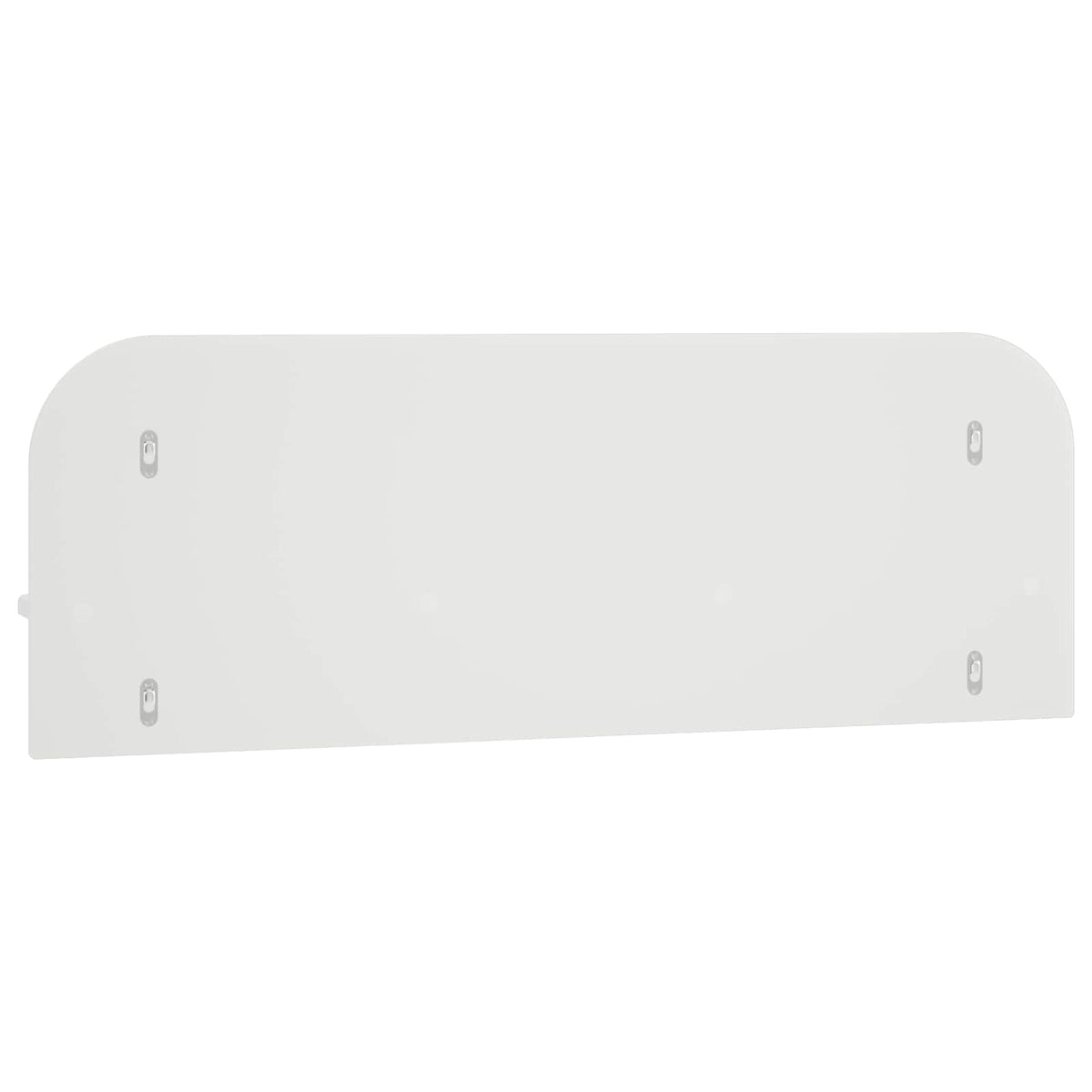 vidaXL Wall Shelf 2 pcs High Gloss White 102 x 13.5 x 37.5 cm