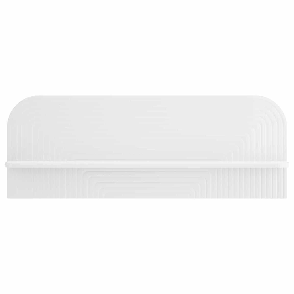 vidaXL Wall Shelf 2 pcs High Gloss White 102 x 13.5 x 37.5 cm