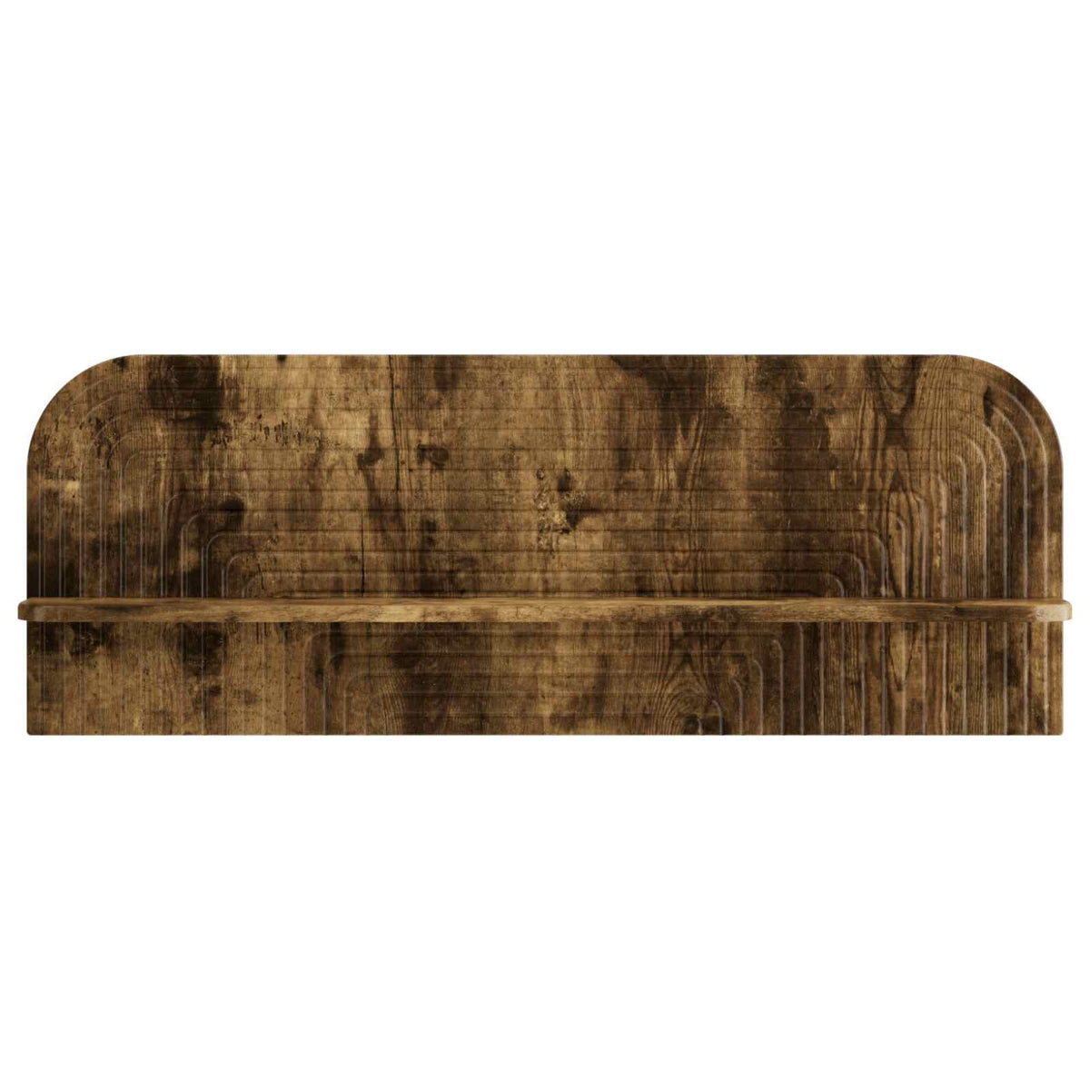 vidaXL Wall Shelf 2 pcs Smoked Oak 102 x 13.5 x 37.5 cm