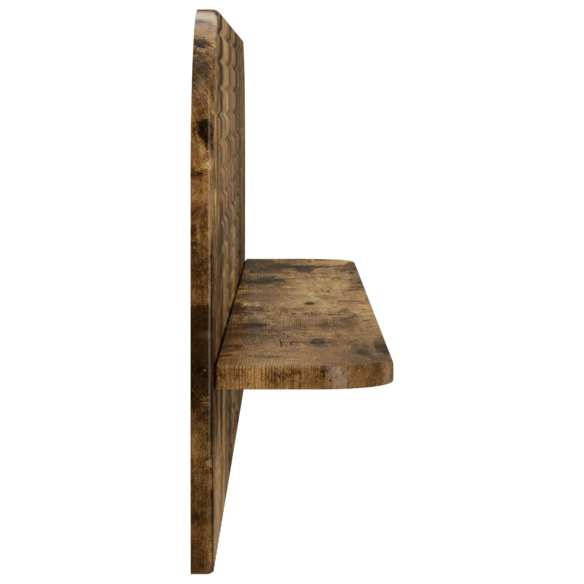 vidaXL Wall Shelf 2 pcs Smoked Oak 102 x 13.5 x 37.5 cm