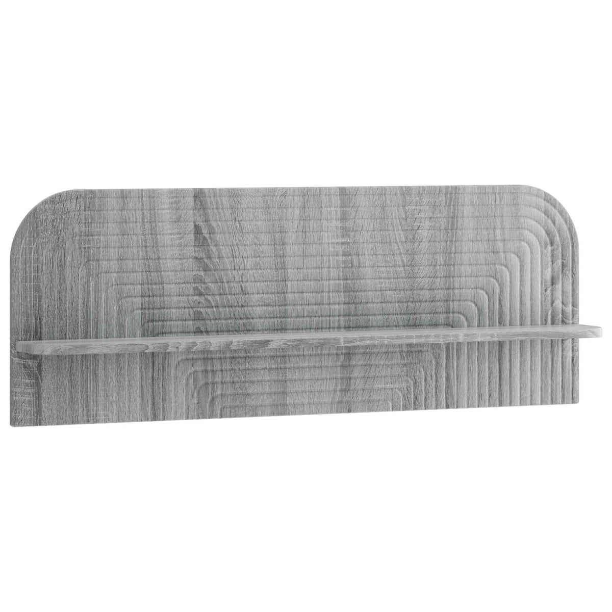 vidaXL Wall Shelf 2 pcs Grey Sonoma 102 x 13.5 x 37.5 cm