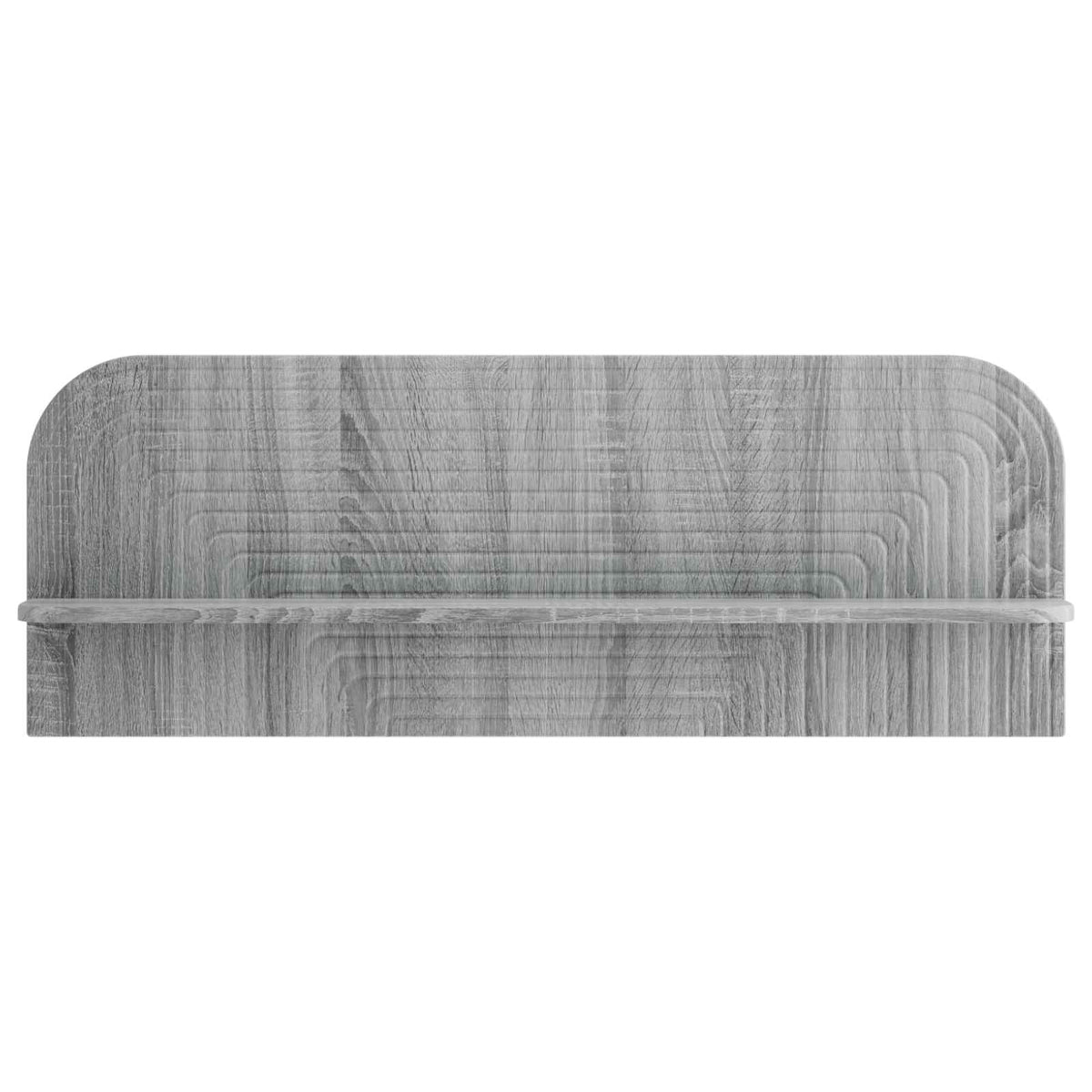 vidaXL Wall Shelf 2 pcs Grey Sonoma 102 x 13.5 x 37.5 cm