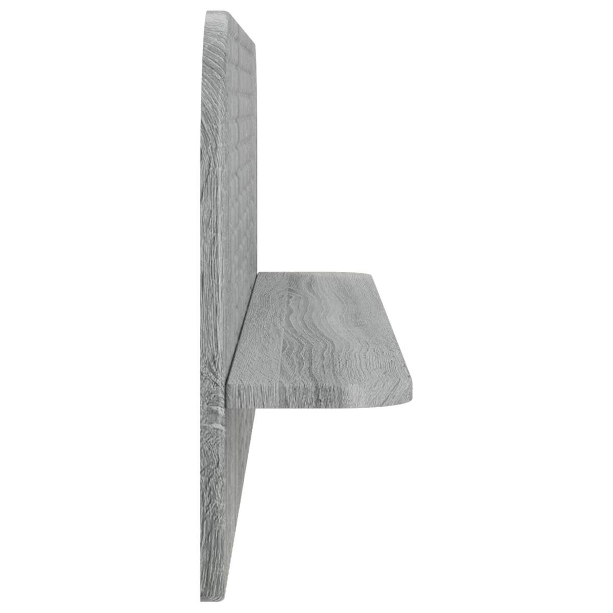 vidaXL Wall Shelf 2 pcs Grey Sonoma 102 x 13.5 x 37.5 cm