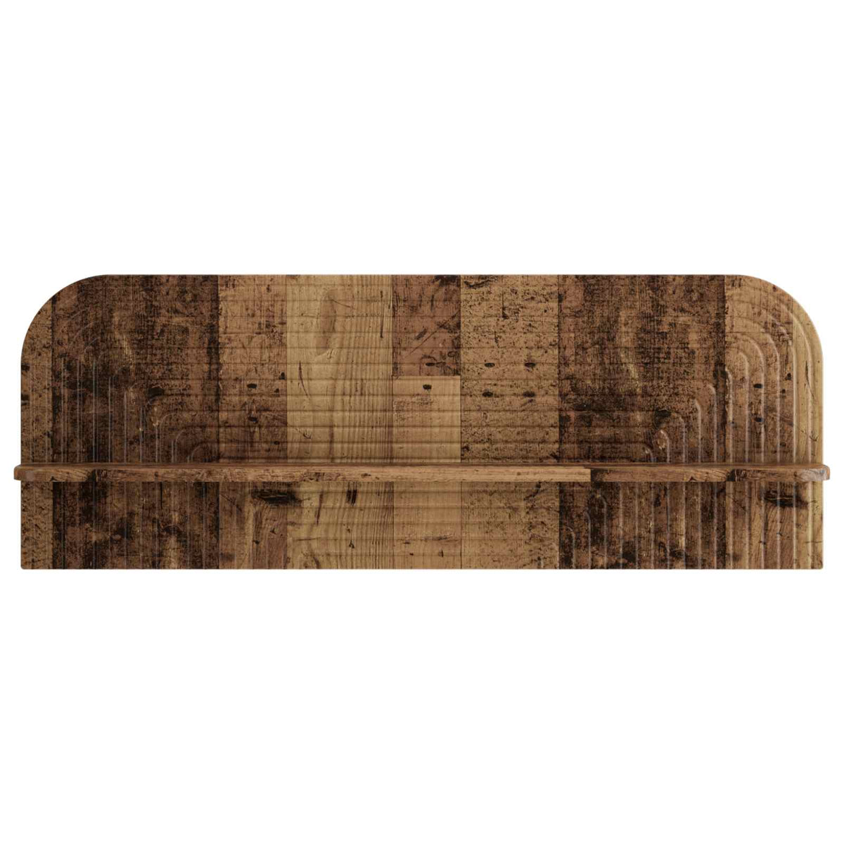 vidaXL Wall Shelf 2 pcs Old Wood 102 x 13.5 x 37.5 cm Engineered Wood