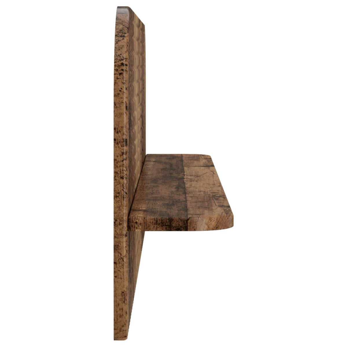 vidaXL Wall Shelf 2 pcs Old Wood 102 x 13.5 x 37.5 cm Engineered Wood