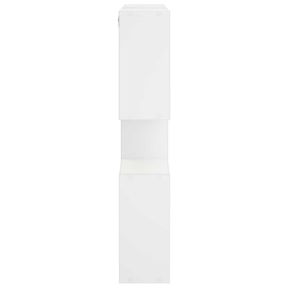 vidaXL Wall Shelf White 99.5 x 17 x 91 cm Engineered Wood
