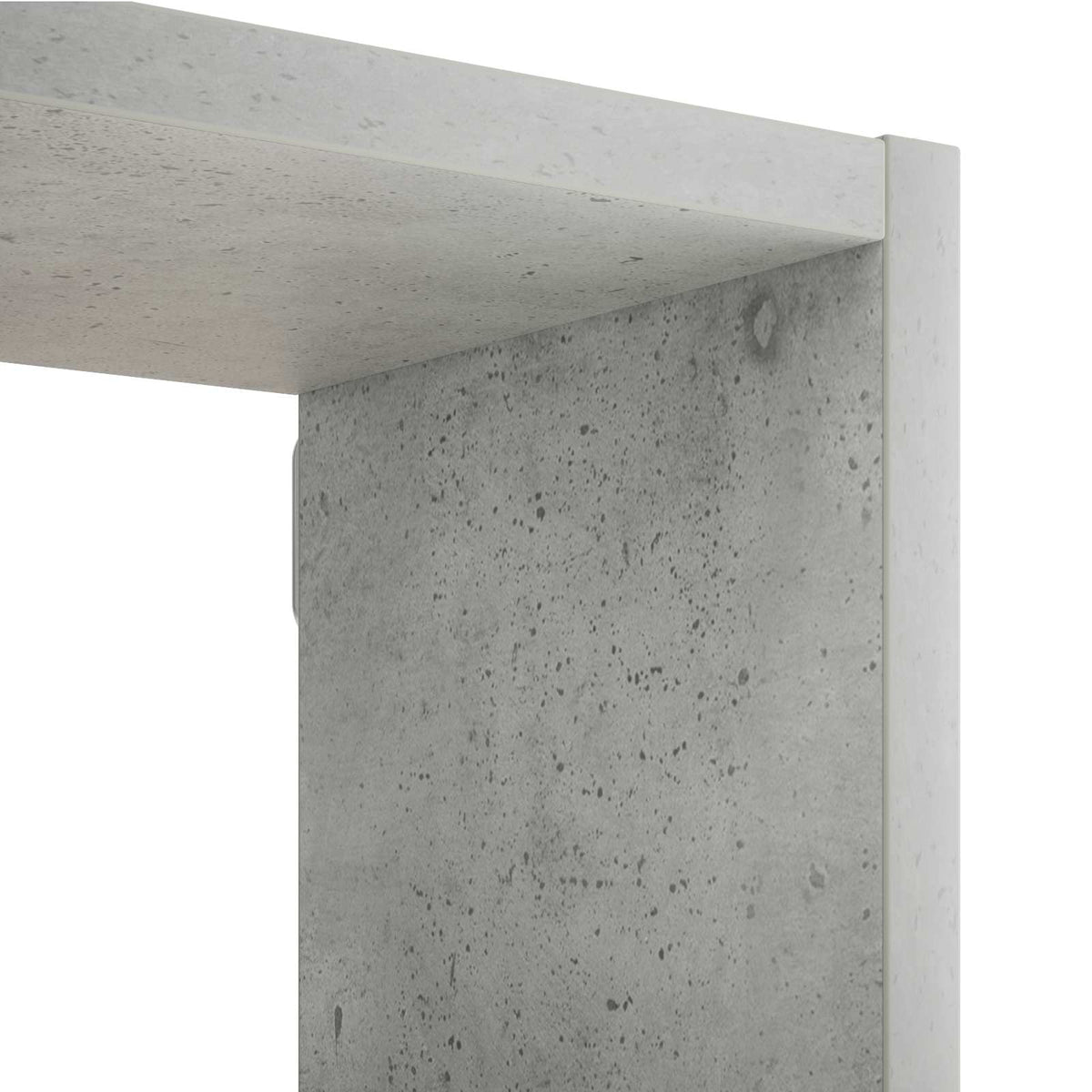 vidaXL Wall Shelf Concrete Grey 99.5 x 17 x 91 cm Engineered Wood