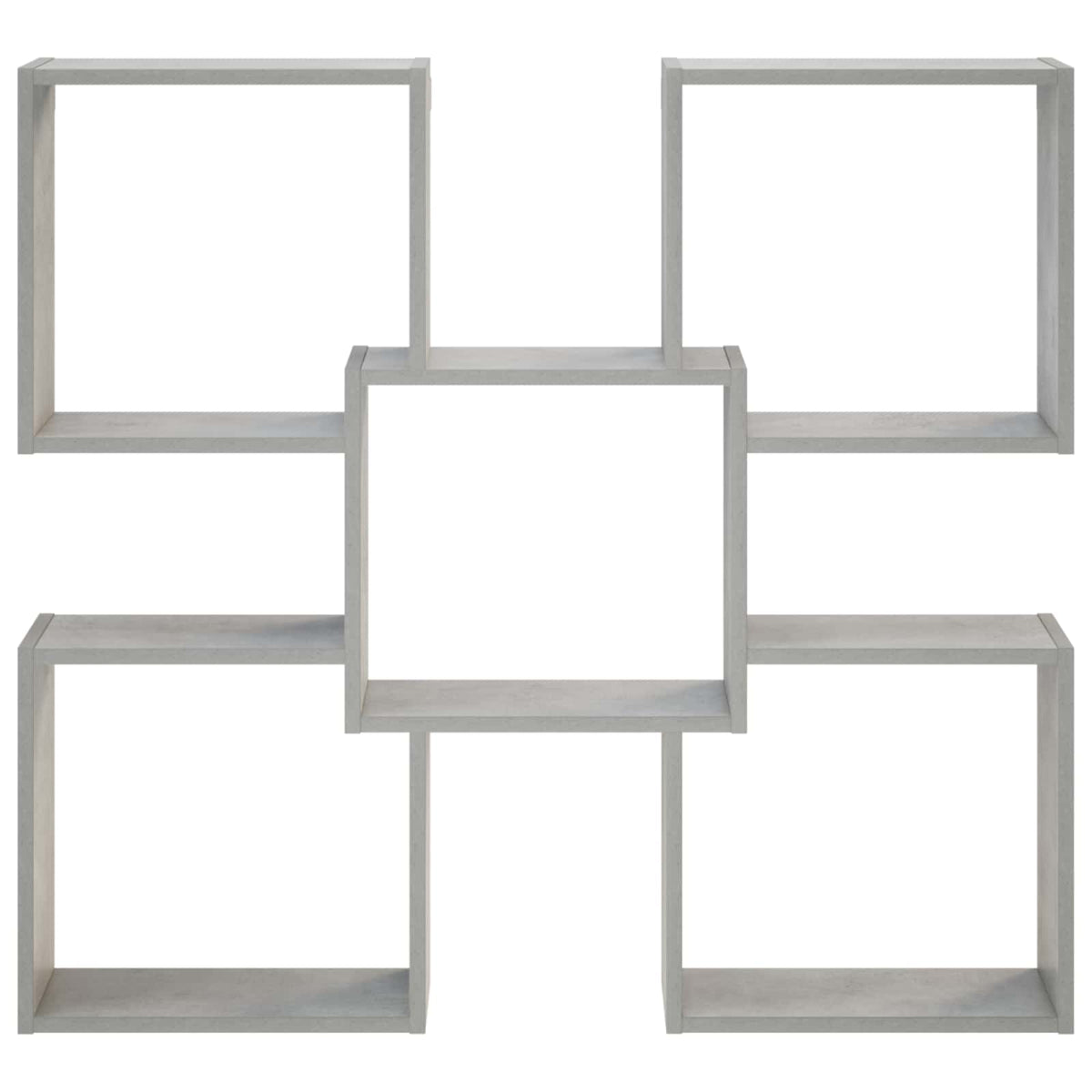 vidaXL Wall Shelf Concrete Grey 99.5 x 17 x 91 cm Engineered Wood