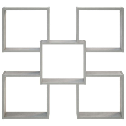 vidaXL Wall Shelf Concrete Grey 99.5 x 17 x 91 cm Engineered Wood