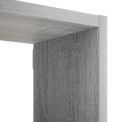 vidaXL Wall Shelf Grey Sonoma 99.5 x 17 x 91 cm Engineered Wood