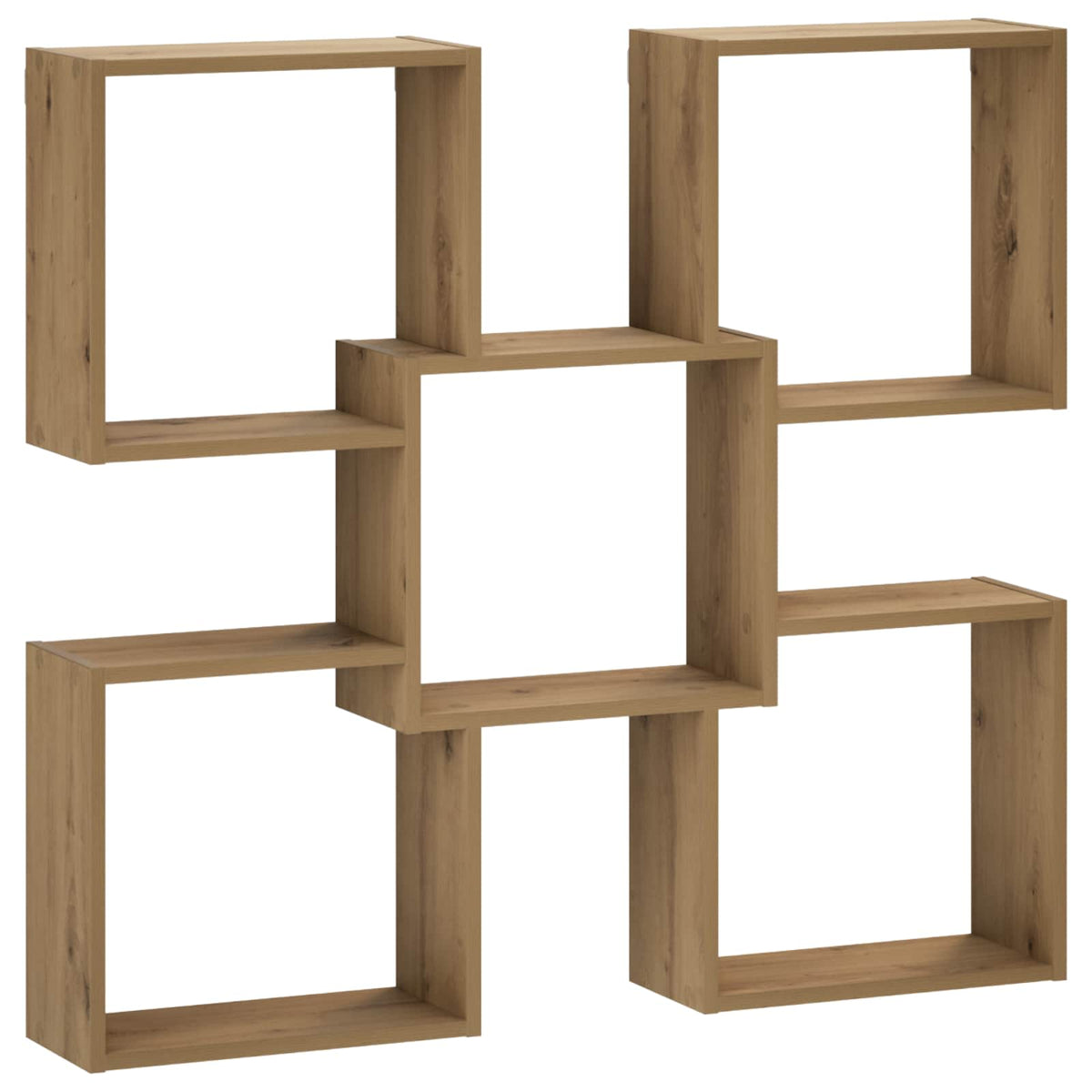 vidaXL Wall Shelf Artisan Oak 99.5 x 17 x 91 cm Engineered Wood