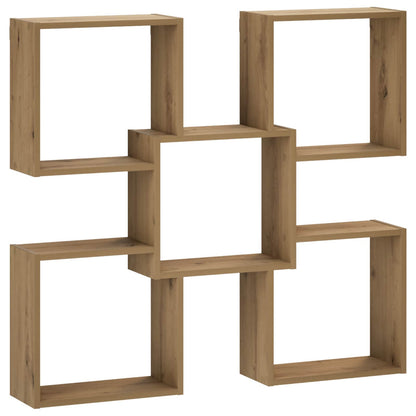 vidaXL Wall Shelf Artisan Oak 99.5 x 17 x 91 cm Engineered Wood